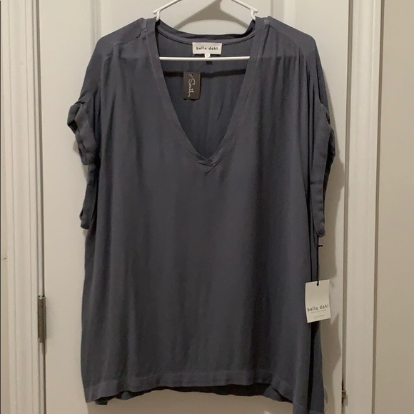 NWT Bella Dahl vneck tee - Picture 2 of 5
